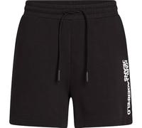 KARL LAGERFELD JEANS, Uomo, Pantaloncini Da Felpa Con Logo Essenziale, Vestibilità Regolare, Nero, M