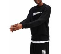 Karl Lagerfeld Jeans Uomo Regular Essential Logo Sweatshirt Black XXL