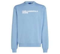 KARL LAGERFELD JEANS Uomo Regular Essential Logo Sweatshirt Blue Dusk S