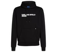KARL LAGERFELD JEANS Uomo Regular Logo Hoodie Nero L