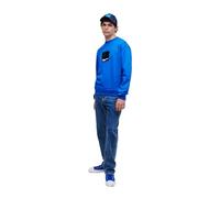 Karl Lagerfeld Jeans Uomo Regular Logo Sweatshirt KLJ Blue L