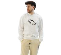 Karl Lagerfeld Jeans Uomo Regular Multi Ring Sweatshirt White L