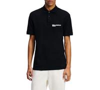 KARL LAGERFELD JEANS, Uomo, Polo Piquet Regolare, Vestibilità Regolare, Nero, L