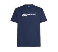 Karl Lagerfeld Jeans Uomo Regular Short Sleeve Essential T-Shirt Black Iris L