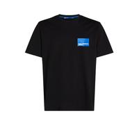 KARL LAGERFELD JEANS Regular Short Sleeve Logo Tee, T-Shirt Uomo, Nero, S