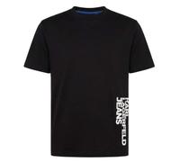Karl Lagerfeld - Vertical Logo T-Shirt - - Tops - Uomo - Nero - M