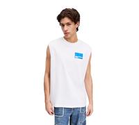 Karl Lagerfeld Jeans Uomo Relaxed Box Logo Tank White XS