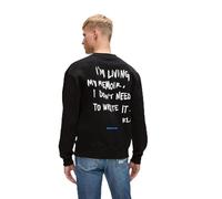 Karl Lagerfeld Jeans Uomo Relaxed Karlismall Sweatshirt Black L