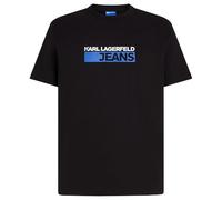 Karl Lagerfeld Jeans Uomo Slim Logo T-Shirt Black XS