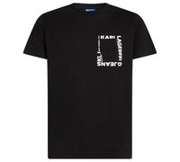 Karl Lagerfeld Jeans Uomo Slim Short Sleeve Frame Logo T-Shirt Black L