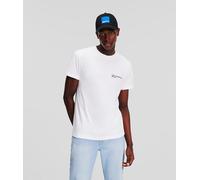 KARL LAGERFELD JEANS, DA Uomo, Maglietta Sottile A Maniche Corte, Bianca, Taglia M