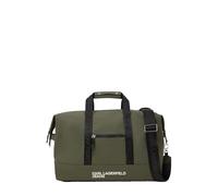 KARL LAGERFELD JEANS, Uomo, Weekender In Pu Rivestito, Verde, One size