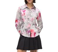 Karl Lagerfeld Jeans, Women's, all-Over Paint Blouse Maglietta con Bottoni, Multicolore, XS Donna