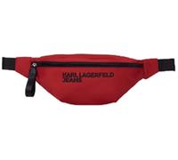 Karl Lagerfeld Jeans, Women's, Essential Nylon Bumbag, Donna, Colore: rosso