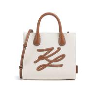Karl Lagerfeld K/Autograph Borsa a mano avorio/marrone, cotone, donna