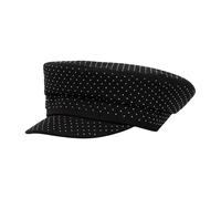 Karl Lagerfeld - K/Autograph Cappello da Capitano Borchiato - - Accessories - Donna - Nero - ONE SIZE