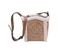 Karl Lagerfeld - K/Circle Small Shearling Shoulderbag - -Bags -Donna -Beige -ONE SIZE