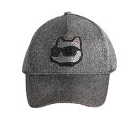 Karl Lagerfeld - K/Ikonik 2.0 Choupette Glitter Cap - -Accessories -Donna -Grigio -ONE SIZE