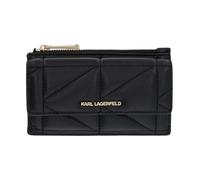 Karl Lagerfeld - K/Kuilt Zip Cardholder w/Flap - - Accessories - Donna - Nero - ONE SIZE