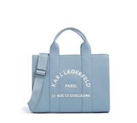 Karl Lagerfeld K/Rue St Guillaume Medium Borsa a mano blu, pelle sintetica, donna