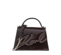 Karl Lagerfeld K/Signature 2.0 Small Borsa a mano marrone, pelle bovina, donna