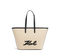 Karl Lagerfeld K/Signature Borsa shopper beige, polipropilene, donna