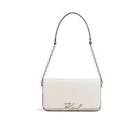 Karl Lagerfeld - K/Signature Shoulder Pouch - -Bags -Donna -Bianco -ONE SIZE