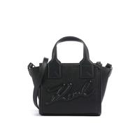 Karl Lagerfeld K/Skuare Small Borsa a mano nero, pelle sintetica, donna