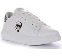 Karl Lagerfeld Kapri Lo Mid Cut Low Sneakers Da Uomo Nere E Bianche EU 39-46
