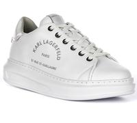 Karl Lagerfeld Kapri Maison Glitter Lace Up Mid Cut Sneakers Donna Bianche 3 - 8