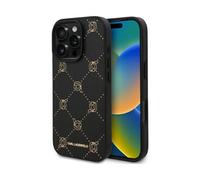 Karl Lagerfeld Karl Head Custodia nera per Magsafe - iPhone 16 Pro