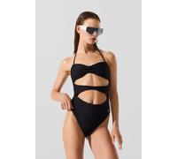 Karl Lagerfeld Karl Rib Rio Swimsuit Black Taglia: XL | Costumi Interi Outlet | Donna | Nero