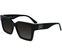 Karl Lagerfeld KL6057S 001, Nero, Acetate, Donne occhiali da sole 52