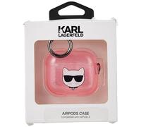 Karl Lagerfeld KLA3UCHGP - Custodia per AirPods 3, rosa glitterata