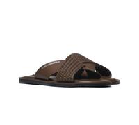 KARL LAGERFELD KLAPKI KASTOR IV Kross Strap Sandal KL7021 Marrone Unisex KL70214C-044 41