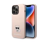 KARL LAGERFELD KLC H P14 LSLCTPI COVER MAGSAFE per Apple iPhone 14 Pro, Rosa chiaro