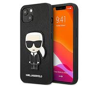 Karl Lagerfeld KLHCP13SOKPK - Custodia per iPhone 13 Mini 5,4", colore: Nero