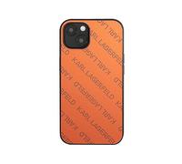 KARL LAGERFELD KLHCP13SPTLO COVER MAGSAFE per Apple iPhone 13 mini, Arancione