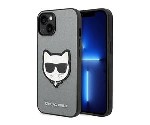 KARL LAGERFELD KLHCP14MSAPCHG Cover per Apple iPhone 14 Plus, Grigio