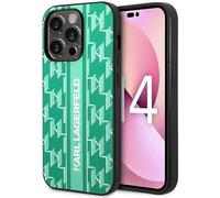 Karl Lagerfeld KLHCP14XPGKLSKN - Custodia rigida per iPhone 14 Pro Max 6,7", colore: Verde