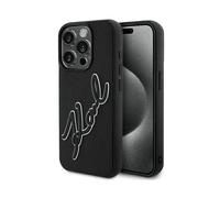 KARL LAGERFELD KLHCP15X3DRKSDLK COVER MAGSAFE per Apple iPhone 15 Pro Max, Nero