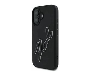 KARL LAGERFELD KLHCP16S3DRKSDLK Gomma 3D Nero COVER per Apple Universale, Nero