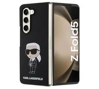 Custodia Karl Lagerfeld in silicone Ikonik, nera - Samsung Galaxy Z Fold 5