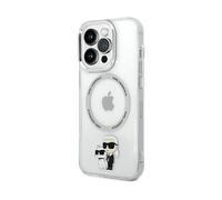 KARL LAGERFELD KLHMP13LHNKCIT Cover MagSafe per Apple iPhone 13 Pro, Trasparente