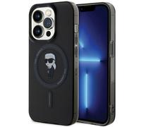 Karl Lagerfeld KLHMP14LHFCKNOK iPhone 14 Pro 6.1" nero/custodia rigida nera IML