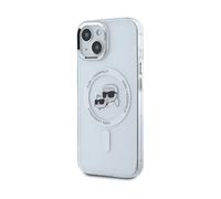 KARL LAGERFELD KLHMP14SHLSKCH COVER MAGSAFE per Apple iPhone 14, Trasparente