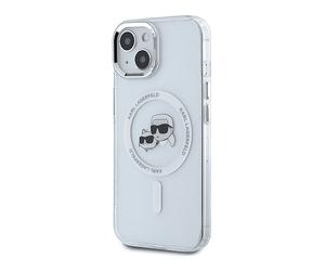 KARL LAGERFELD KLHMP14SHLSKCH COVER MAGSAFE per Apple iPhone 14, Trasparente
