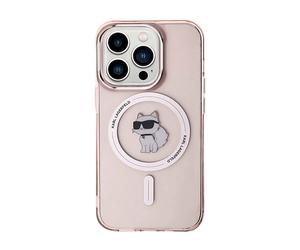 KARL LAGERFELD KLHMP14XHFCCNOP COVER MAGSAFE per Apple iPhone 14 Pro Max, Rosa