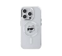 KARL LAGERFELD KLHMP14XHLSCHH Cover MagSafe per Apple iPhone 14 Pro Max, Bianco