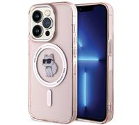 Custodia Karl Lagerfeld IML Choupette MagSafe, rosa - iPhone 15 Pro